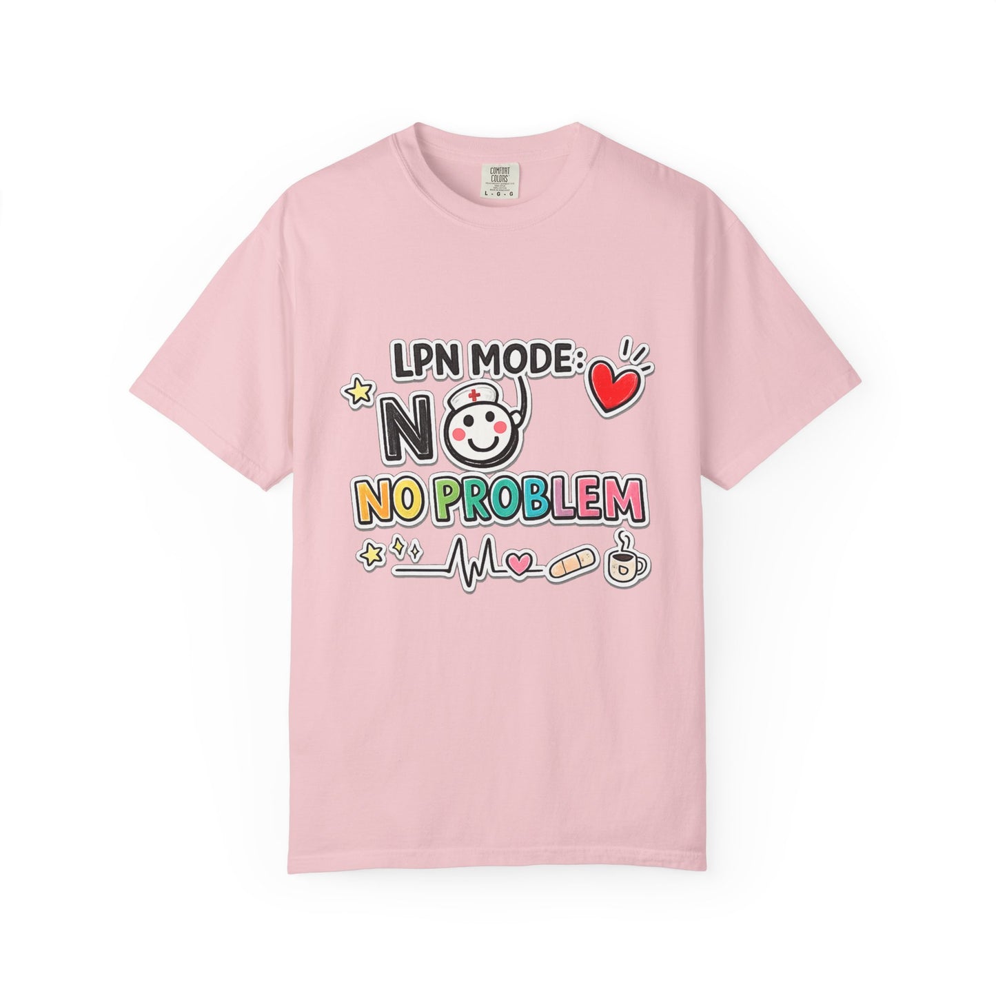 LPN Mode No Problem Shirt, Funny Nurse T-Shirt, LPN Gift for Nurses, Licensed Practical Nurse Graduation Gift, Nurse Appreciation Tee