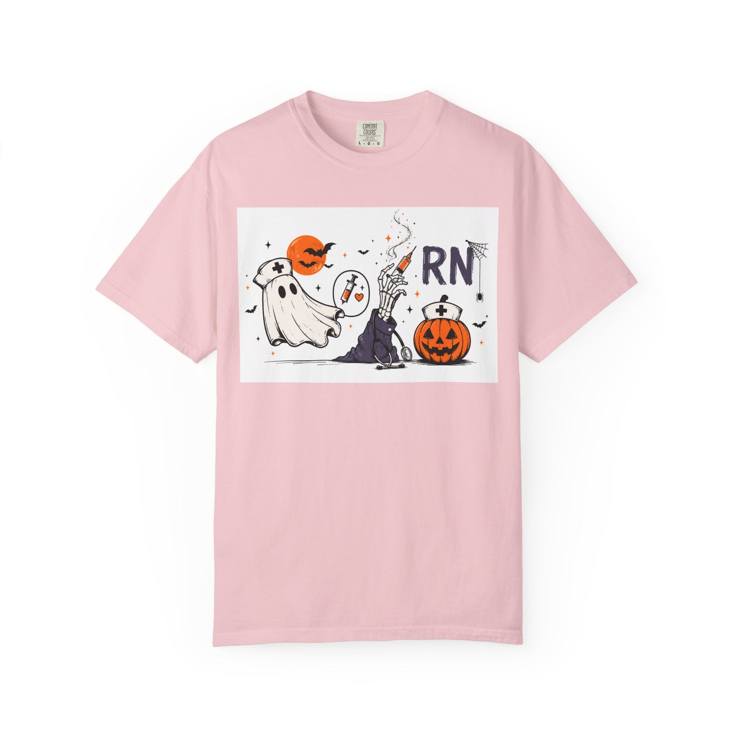 Ghost Witch Pumpkin Halloween T-Shirt | Cute Cartoon Tee