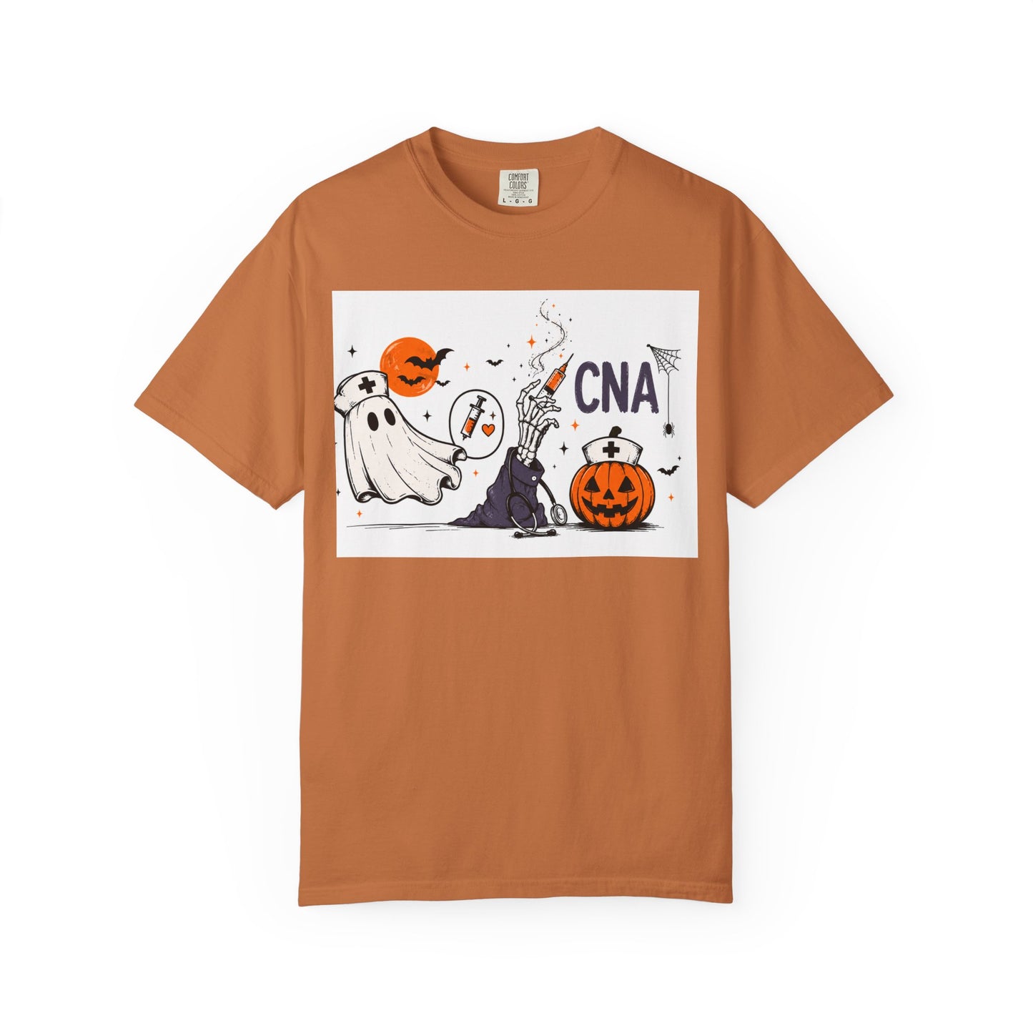 CNA Ghost Witch Pumpkin Halloween T-Shirt | Cute Cartoon Tee