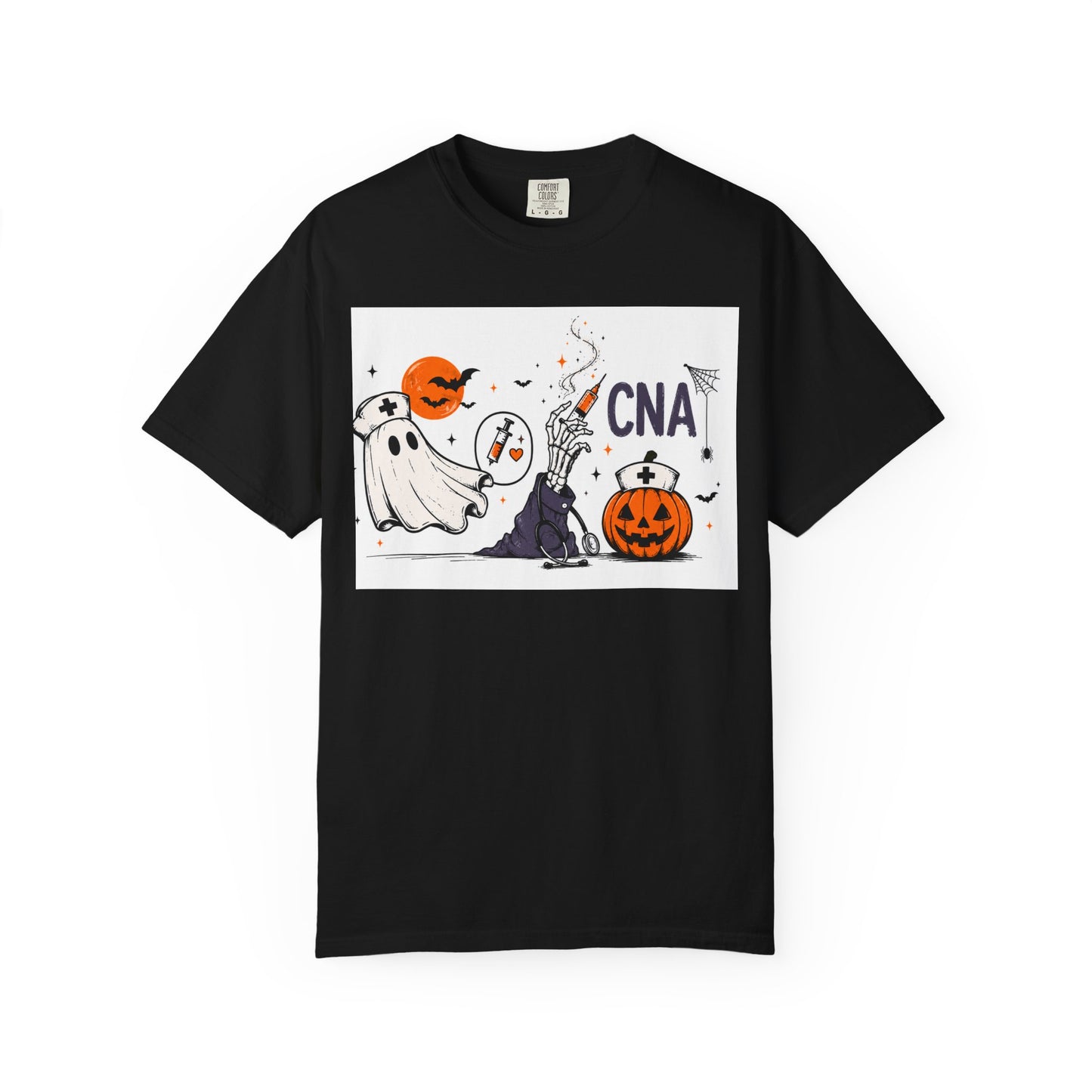 CNA Ghost Witch Pumpkin Halloween T-Shirt | Cute Cartoon Tee