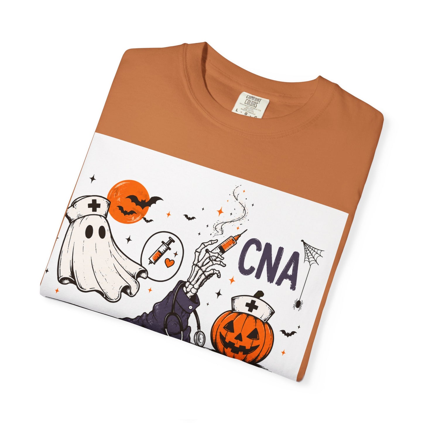CNA Ghost Witch Pumpkin Halloween T-Shirt | Cute Cartoon Tee