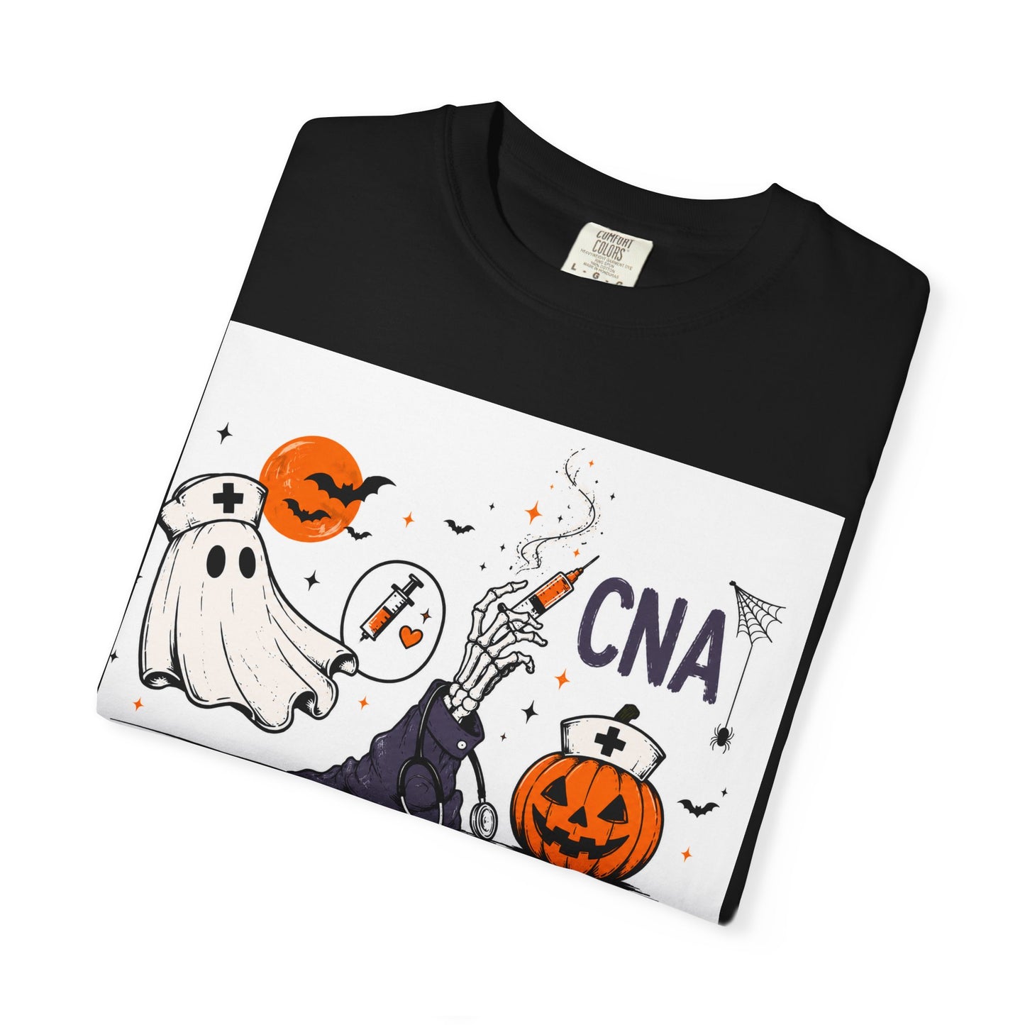 CNA Ghost Witch Pumpkin Halloween T-Shirt | Cute Cartoon Tee