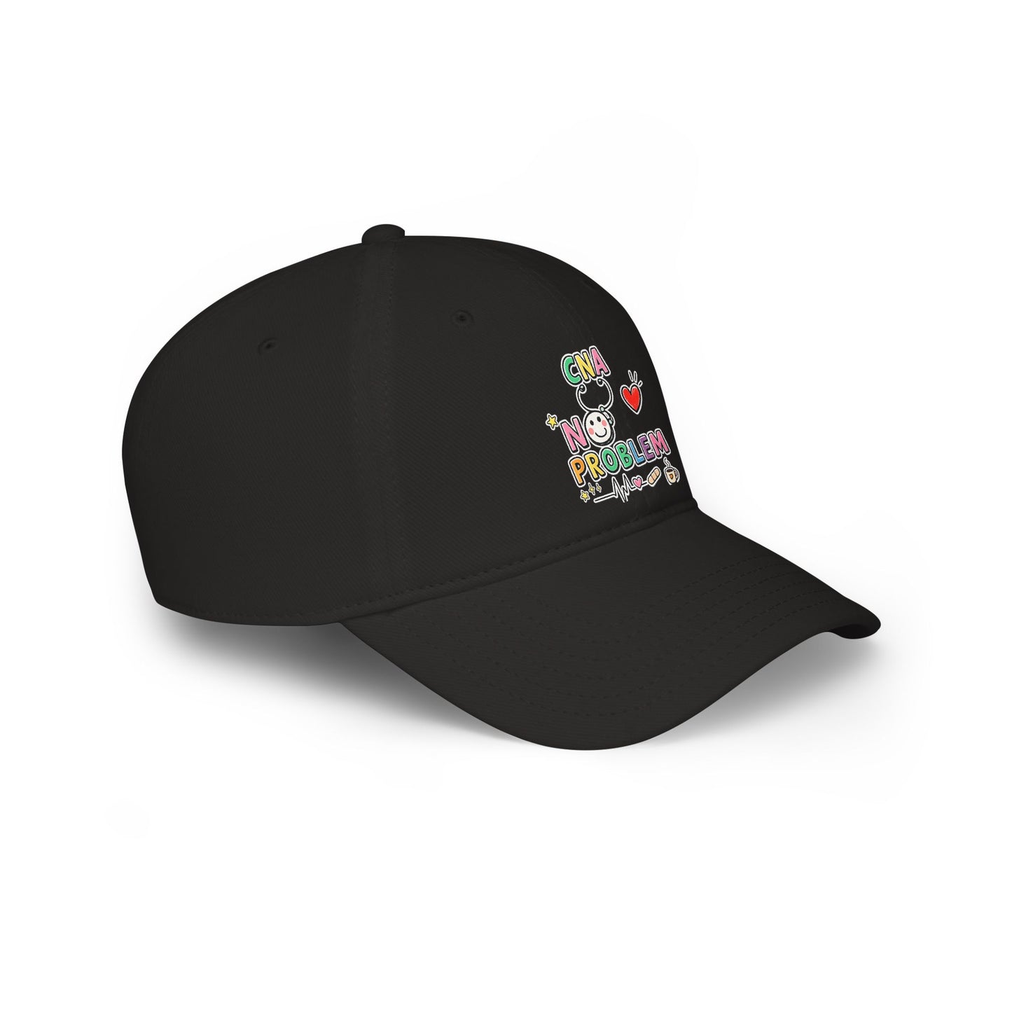 CNA Embroidered Baseball Cap - Colorful Nursing Caregiver Hat | The Nurse Shift