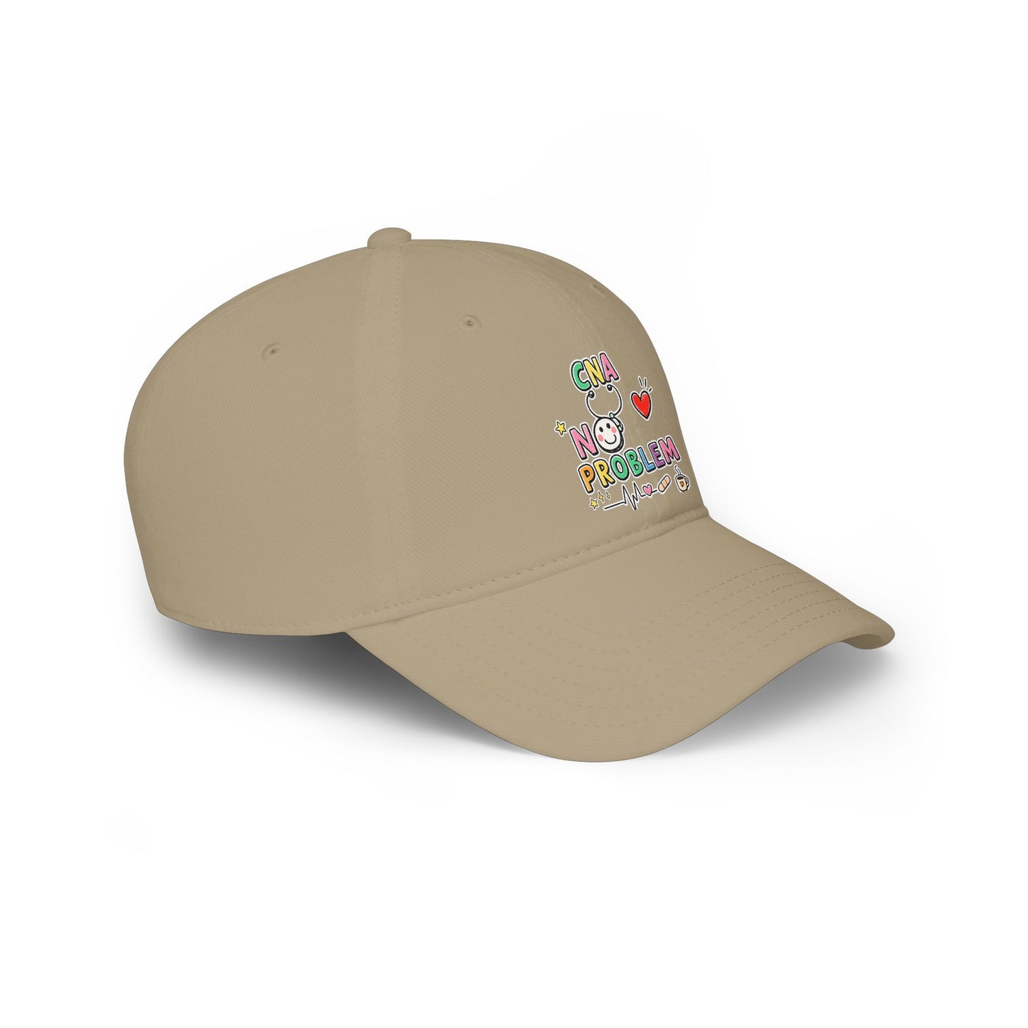 CNA Embroidered Baseball Cap - Colorful Nursing Caregiver Hat | The Nurse Shift