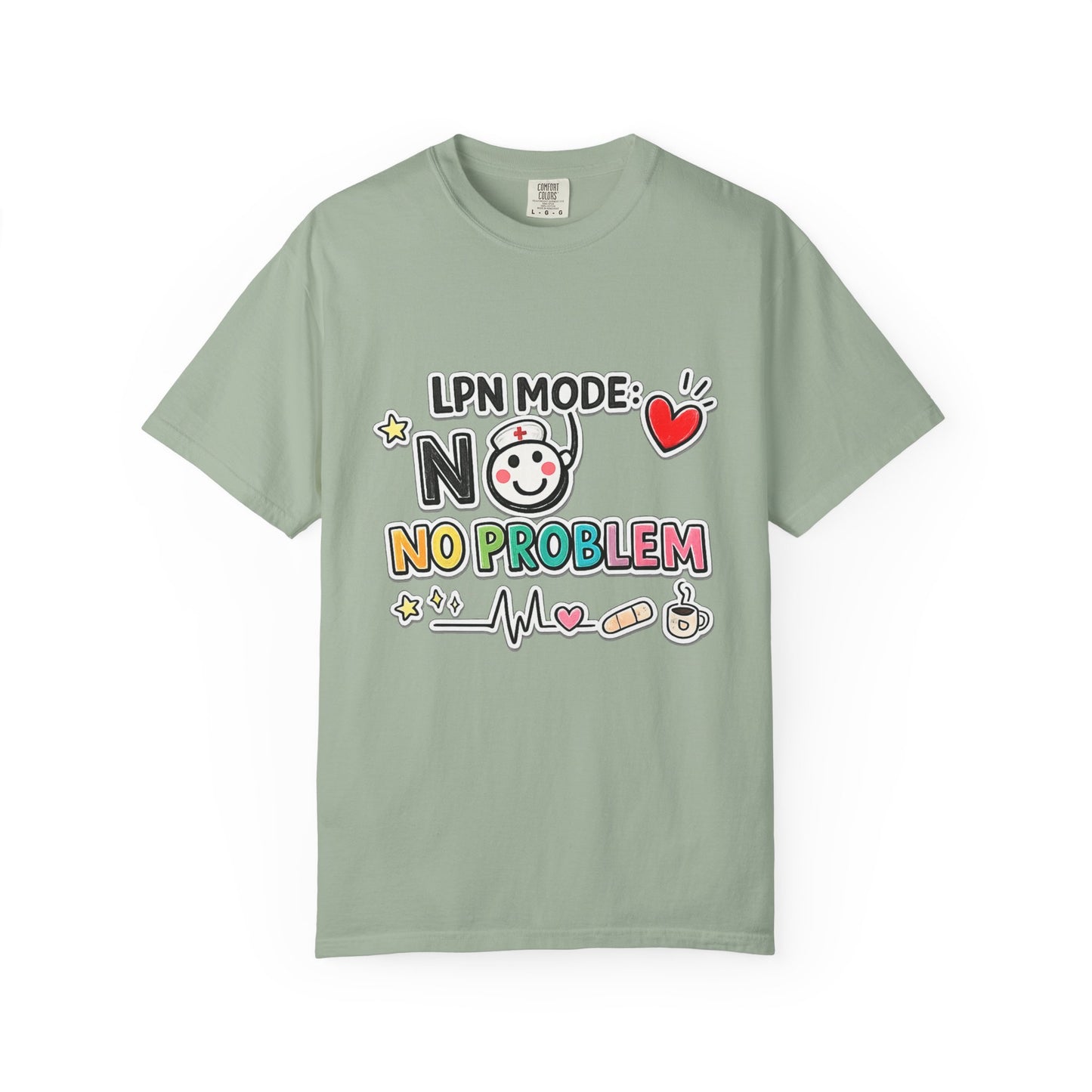 LPN Mode No Problem Shirt, Funny Nurse T-Shirt, LPN Gift for Nurses, Licensed Practical Nurse Graduation Gift, Nurse Appreciation Tee