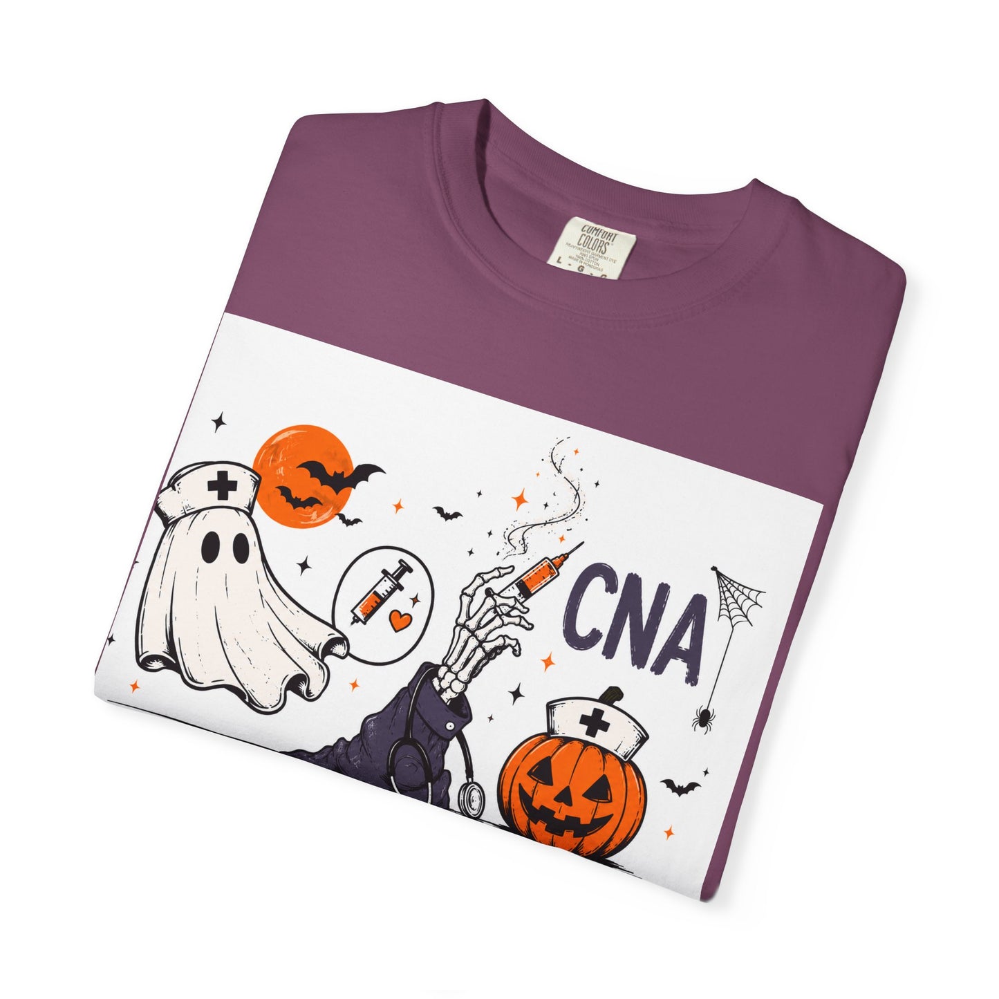 CNA Ghost Witch Pumpkin Halloween T-Shirt | Cute Cartoon Tee