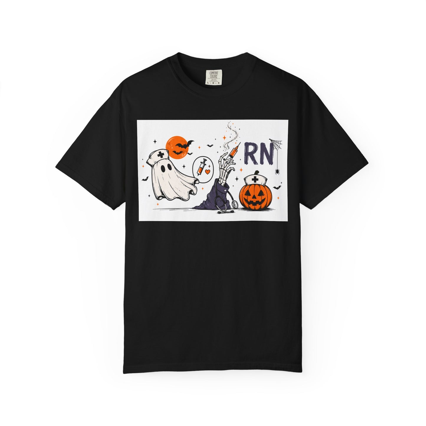 Ghost Witch Pumpkin Halloween T-Shirt | Cute Cartoon Tee
