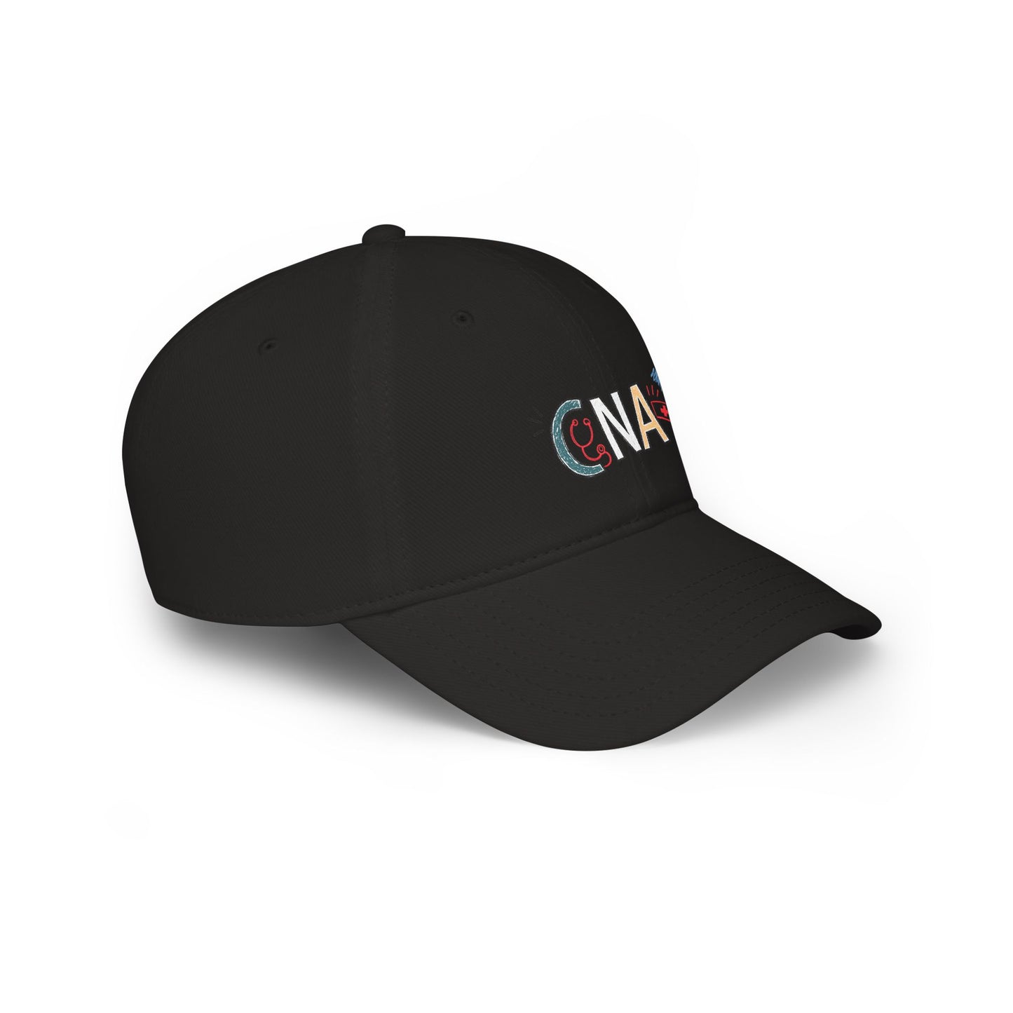 CNA Embroidered Baseball Cap - Colorful Nursing Caregiver Hat | The Nurse Shift